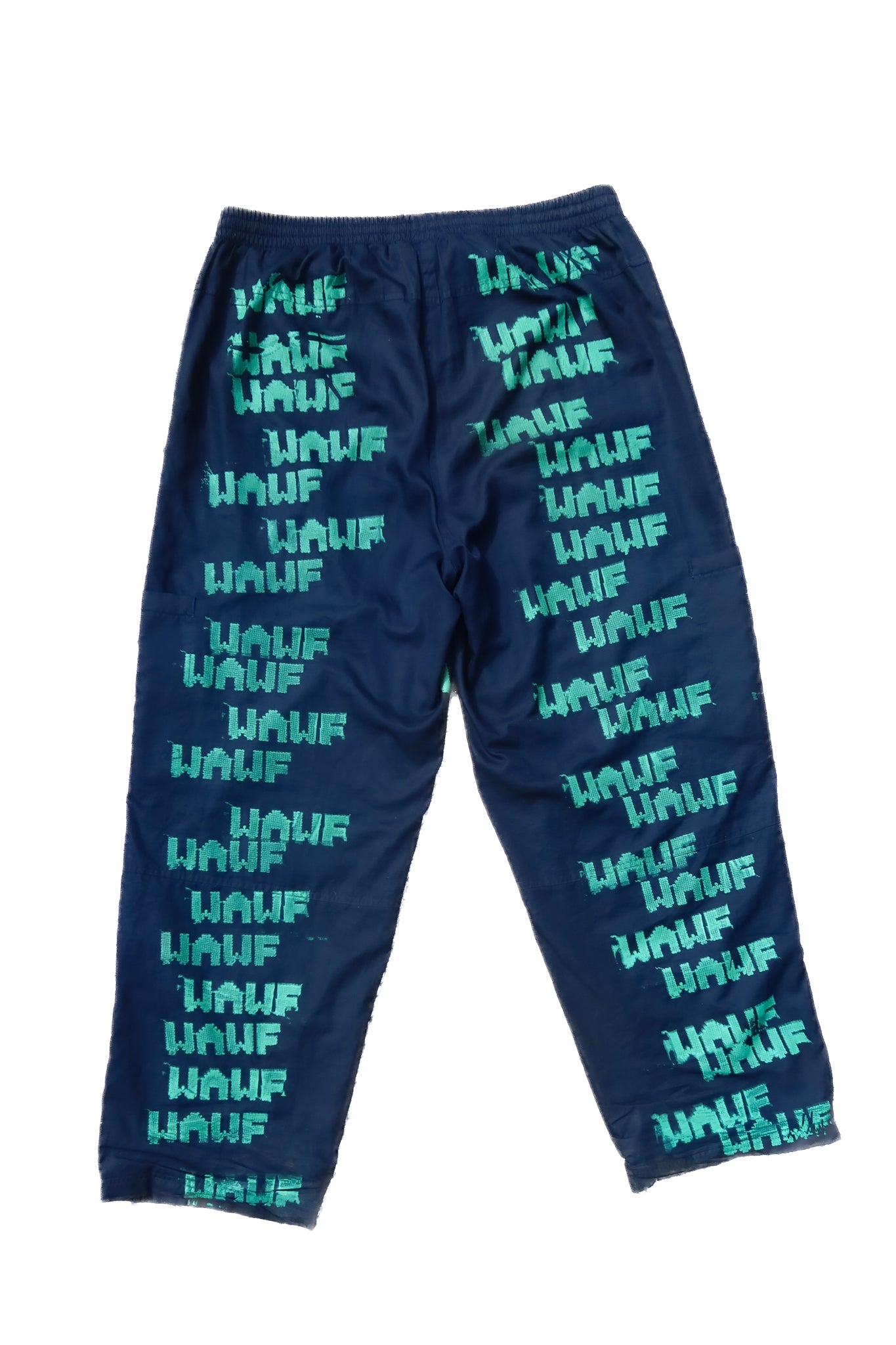 016 WAWF Navy Nylon Pants (DRAWSTRING WAIST)