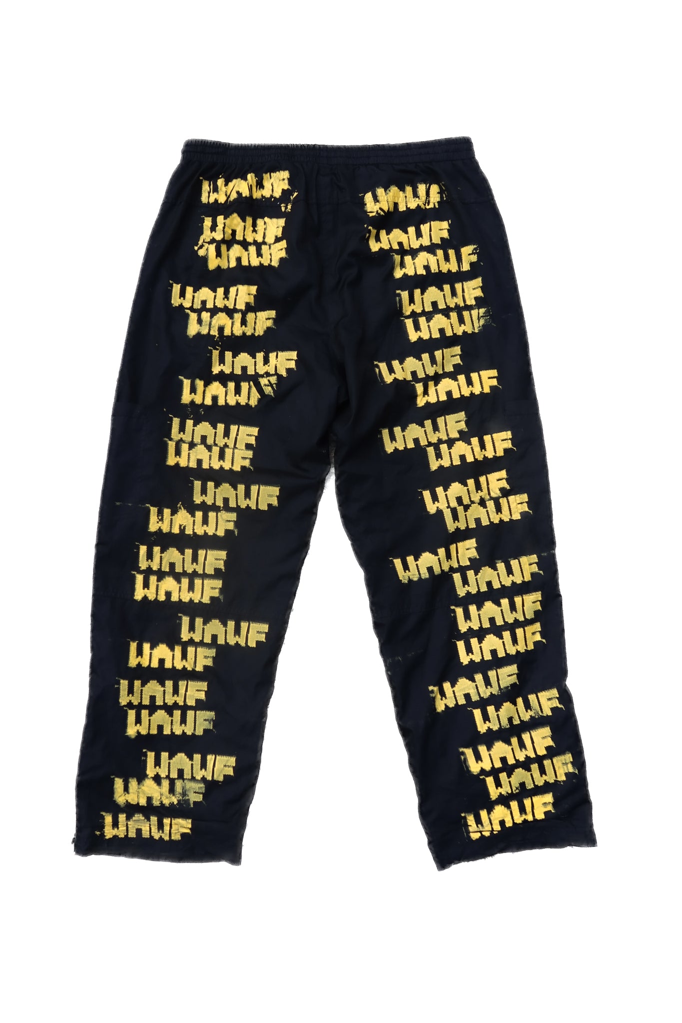 016 WAWF Black Nylon Pants (DRAWSTRING WAIST)