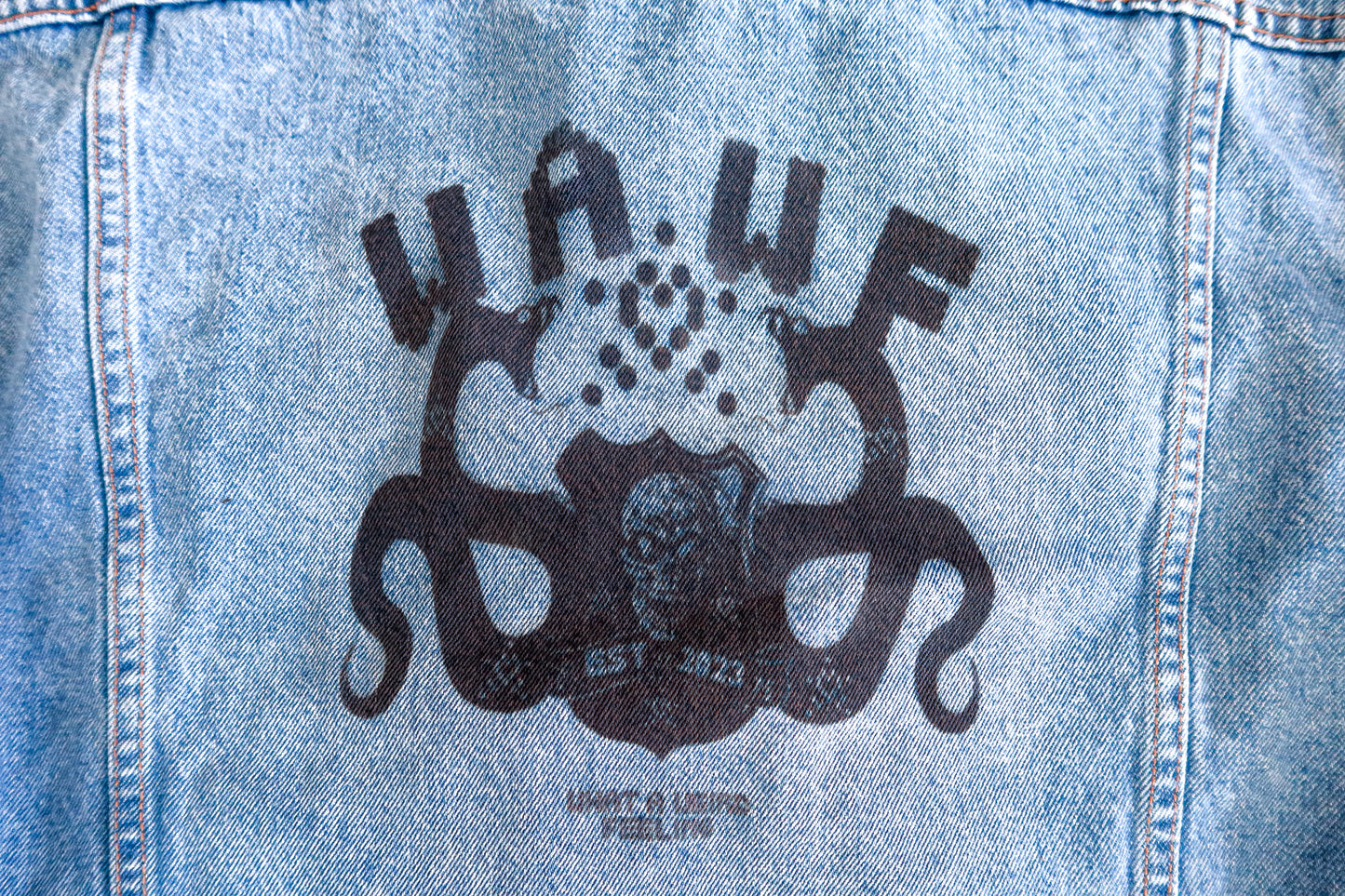 021 WAWF 'Tattoo' Denim Jacket