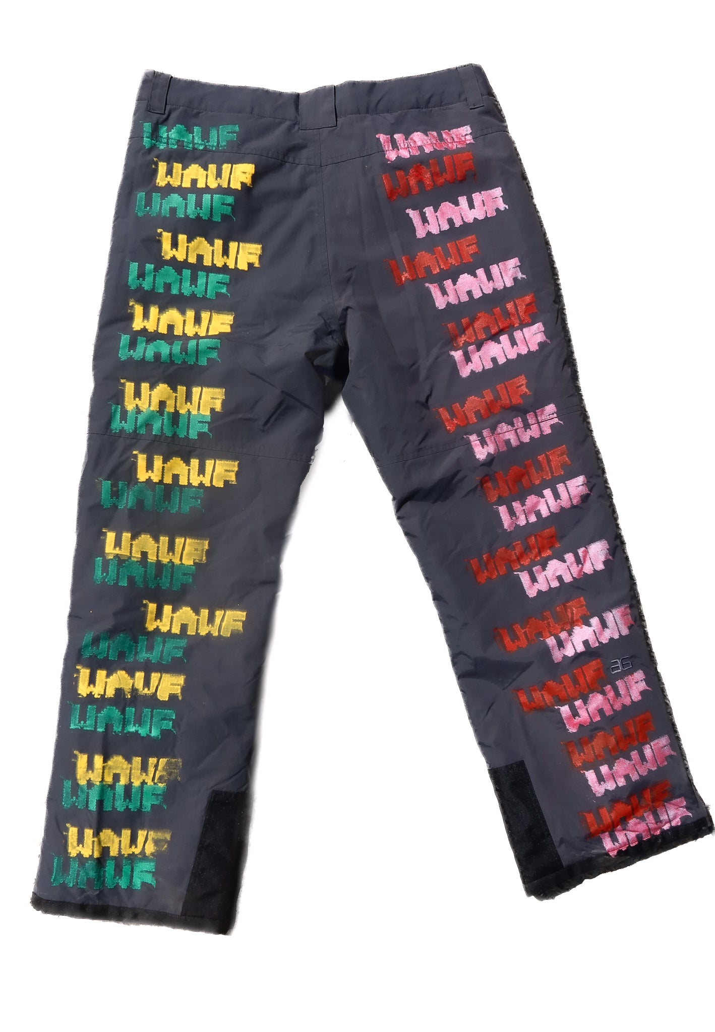 016 WAWF Gray Ski Pants (ADJUSTABLE WAIST)