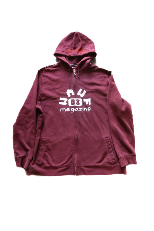015 WAWF Maroon 'Zip-Up' Hoodie