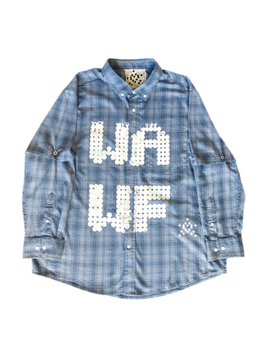 008 WAWF Button Up (Blue)